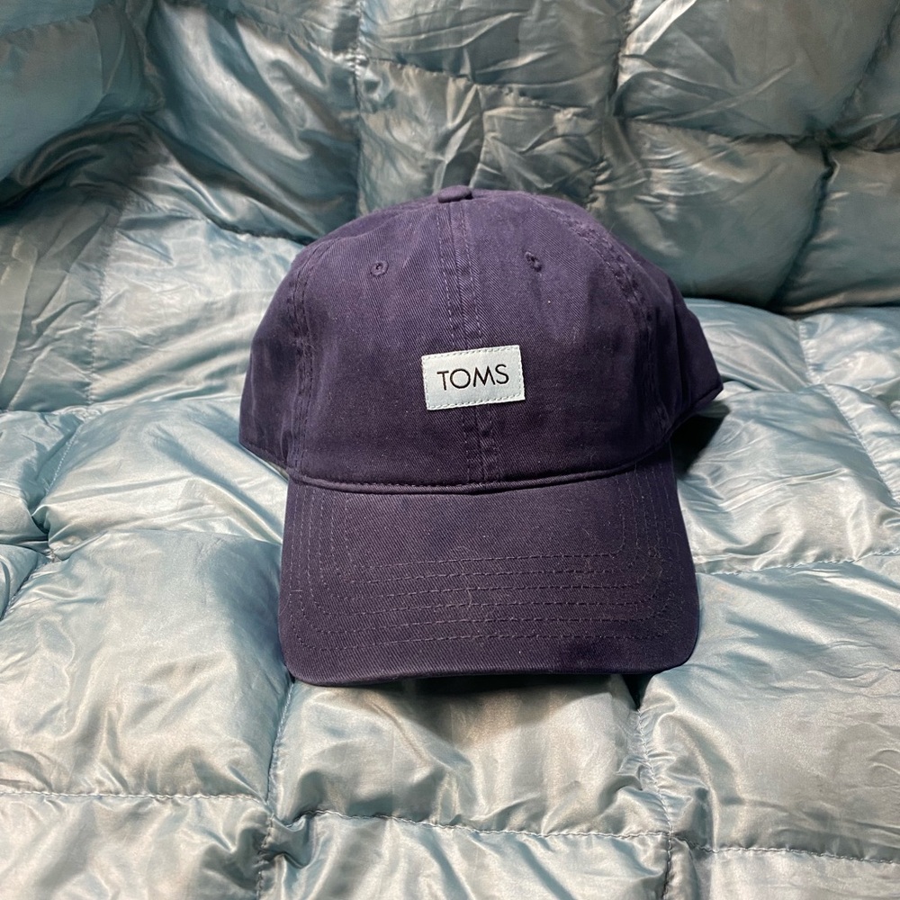 NWOT TOMS Deep Blue Baseball Cap